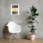 Earn That Rest Poster